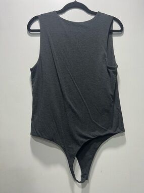nuuds Charcoal Sleeveless Bodysuit